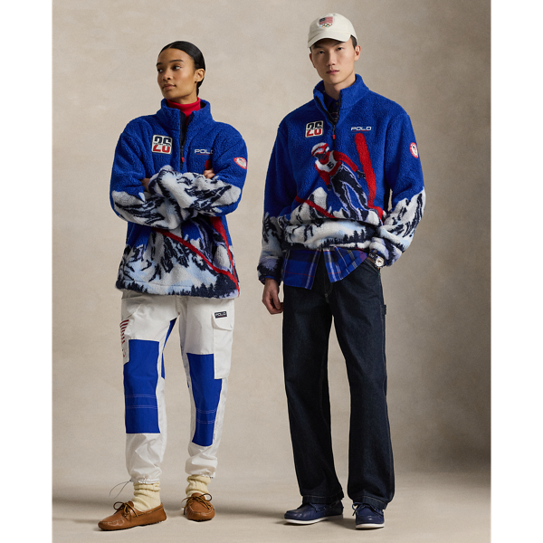 Pullover in Pile Team USA di Ralph Lauren - Comfort e Stile
