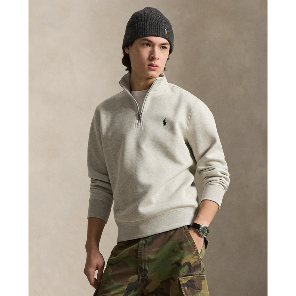 Elevate your everyday style with this cotton-blend mockneck pullover. Expertly crafted using a double-knit fabric, this versatile layering piece delivers exceptional comfort and polished style. Our iconic embroidered Pony adds a distinctive  Ralph Lauren Lauren touch.