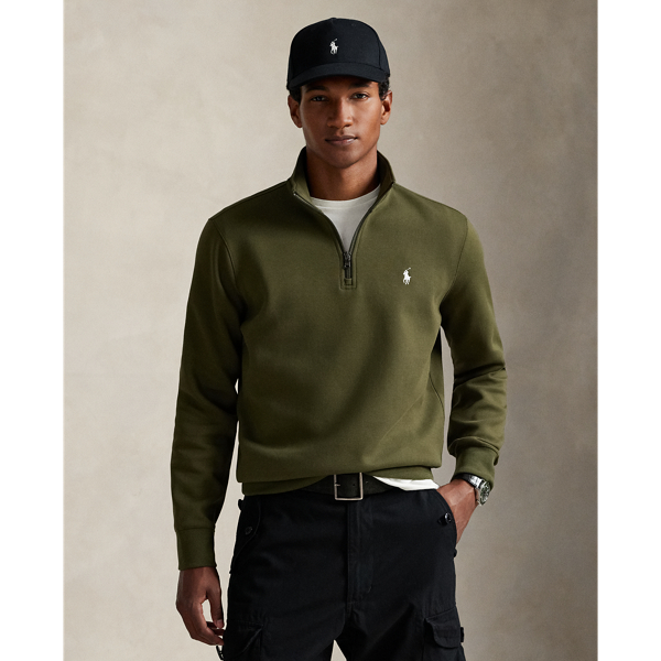 Elevate your everyday style with this cotton-blend mockneck pullover. Expertly crafted using a double-knit fabric, this versatile layering piece delivers exceptional comfort and polished style. Our iconic embroidered Pony adds a distinctive  Ralph Lauren Lauren touch.
