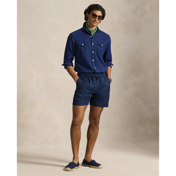 Short Polo in Lino Ralph Lauren - Comodità e Stile
