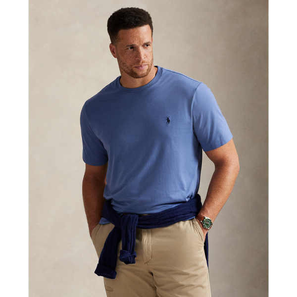 Polo Ralph Lauren Ralph Lauren Jersey Crewneck T-shirt In Blue