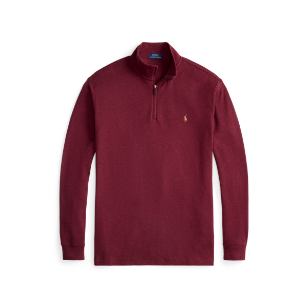 Our Estate-rib fabric gives this Big & Tall pullover a super-soft texture thanks to lightweight cotton, which is both peached and brushed.