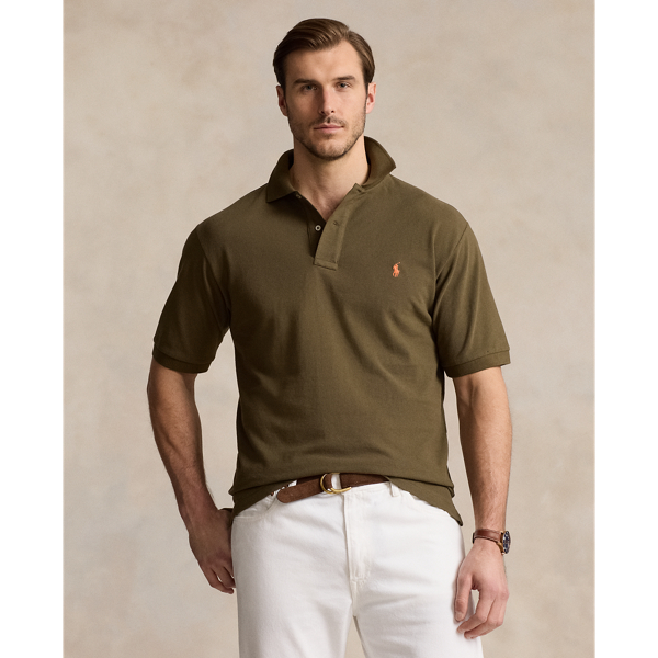 Polo Ralph Lauren The Iconic Mesh Polo Shirt In Canopy Olive