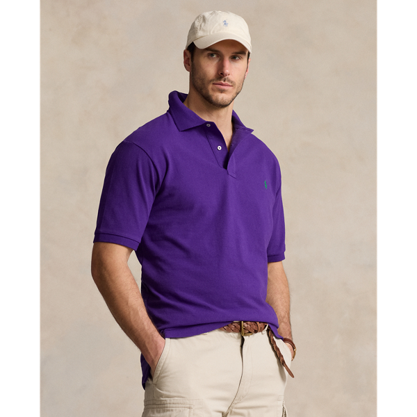 Polo Ralph Lauren The Iconic Mesh Polo Shirt In Chalet Purple