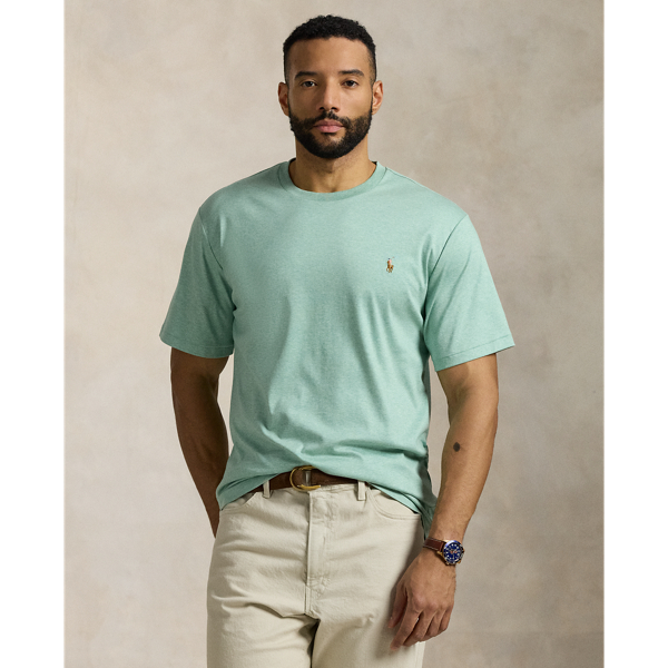 Grandes Tailles - T-shirt à col rond en coton doux - Big & Tall - Modalova