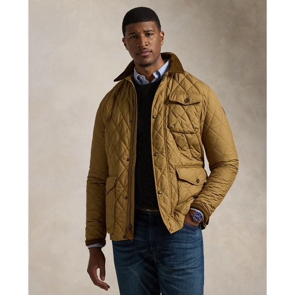 Polo Ralph Lauren The Beaton Quilted Jacket In Honey Brown