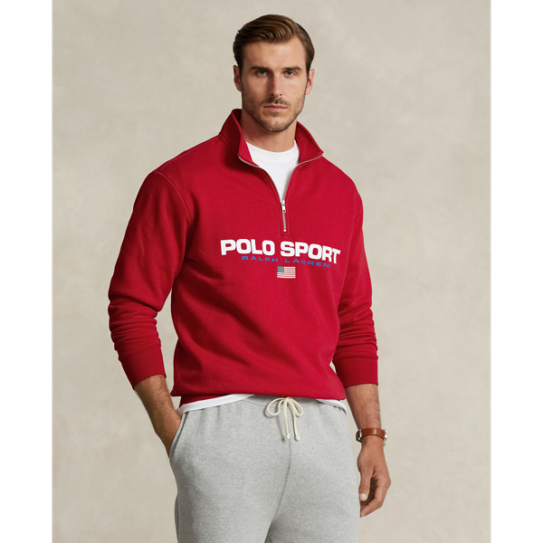 Polo Ralph Lauren Polo Sport Ralph Lauren Man Sweatshirt Grey Size Xs Cotton, Recycled Polyester In Rl2000 Red