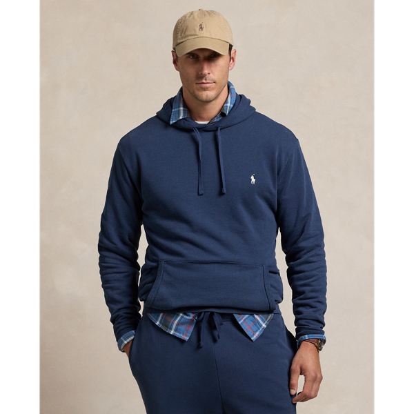Polo Ralph Lauren Loopback Fleece Hoodie In Cruise Navy