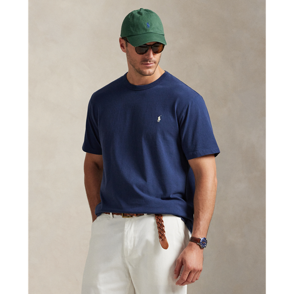 Washed for a perfectly broken-in look and feel, this cotton Big & Tall T-shirt is a Polo essential that you'll reach for again and again.