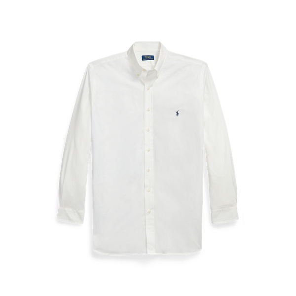 Camicia Plus in Popeline Stretch di Ralph Lauren