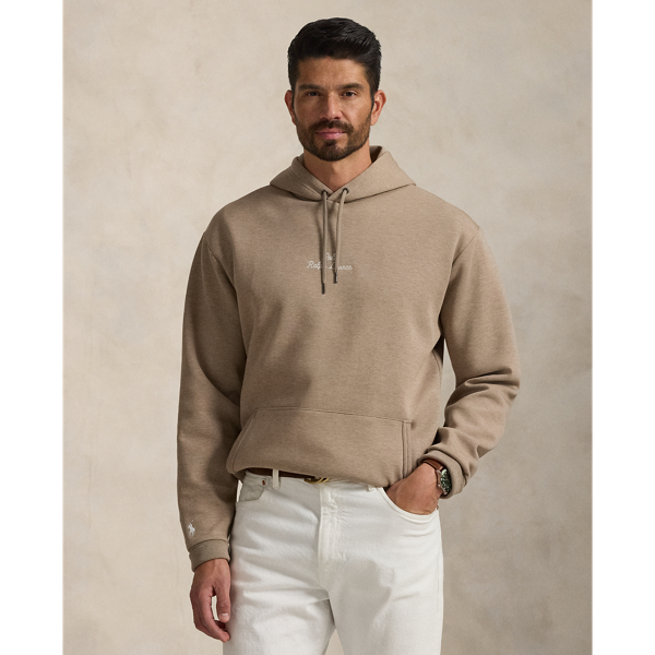 Grandes Tailles - Sweat à capuche maille double à logo - Big & Tall - Modalova