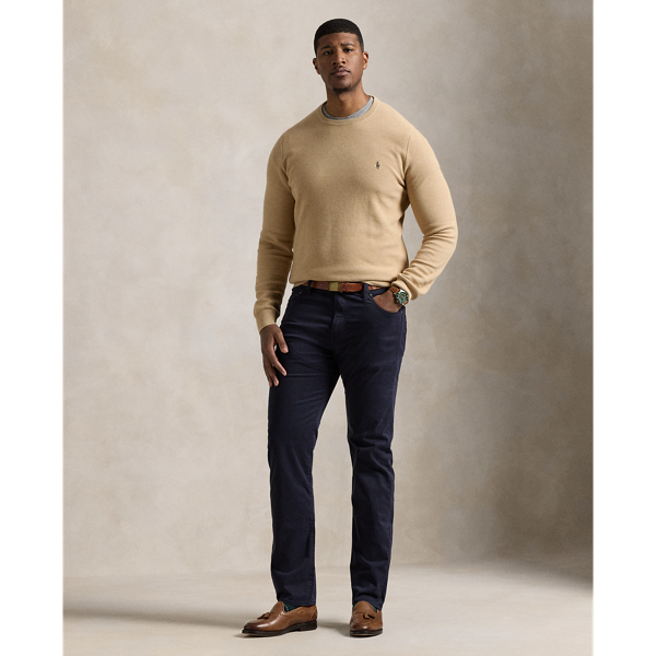 Polo Ralph Lauren Ralph Lauren Varick Slim Straight Stretch Sateen Pant In Blue