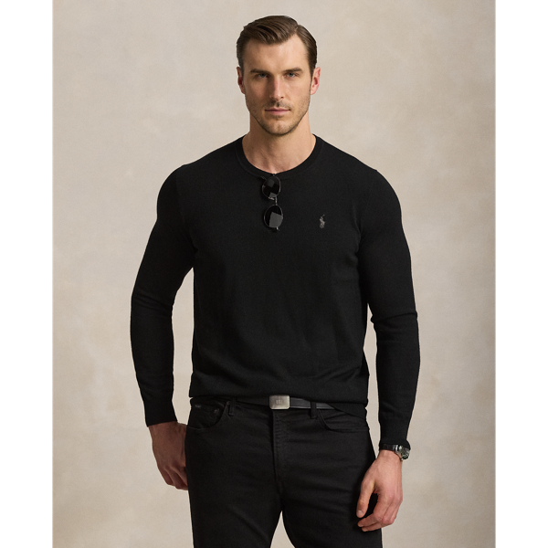 Big & Tall - Washable Wool Crewneck Jumper