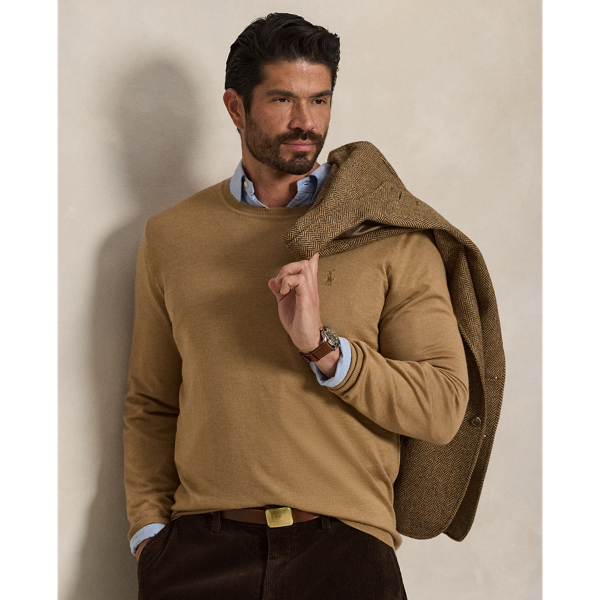 Big & Tall – Washable Wool Crewneck Jumper