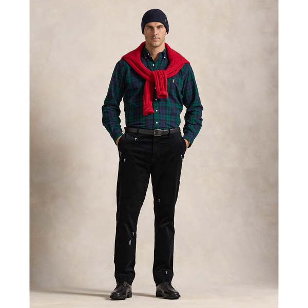 Polo Ralph Lauren Stretch Classic Fit Corduroy Pant In Black | ModeSens