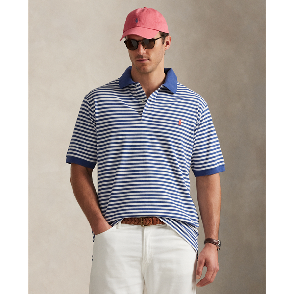 Polo in Piqué a Rigate Plus Size - Ralph Lauren