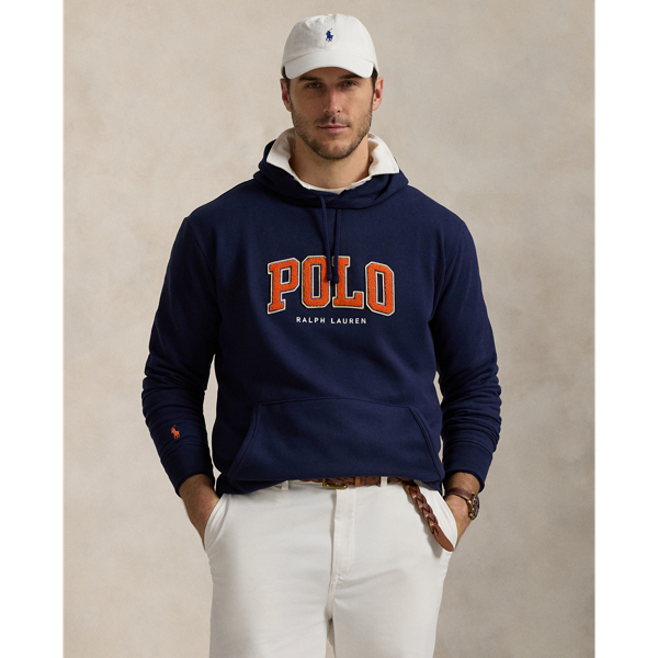 Polo Ralph Lauren The Rl Fleece Logo Hoodie In Cruise Navy