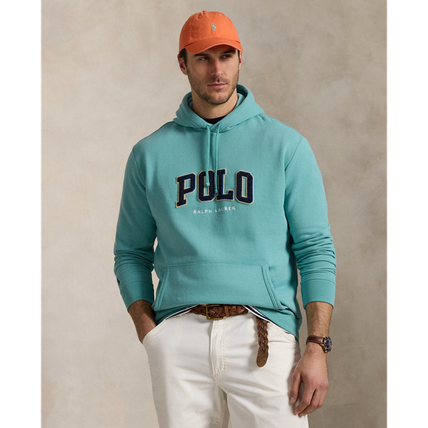 Polo Ralph Lauren Hooded Kangaroo Pocket Sweater In Deep Seafoam