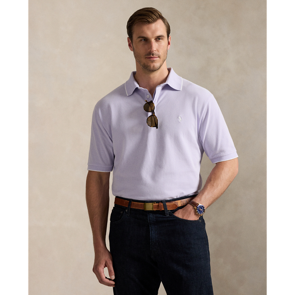 Grandes Tailles - Polo en piqué Oxford stretch - Big & Tall - Modalova