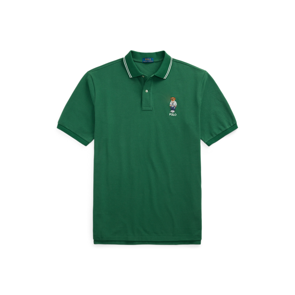 Polo Ralph Lauren Short Sleeve Novelty Bear Polo In Antique Green