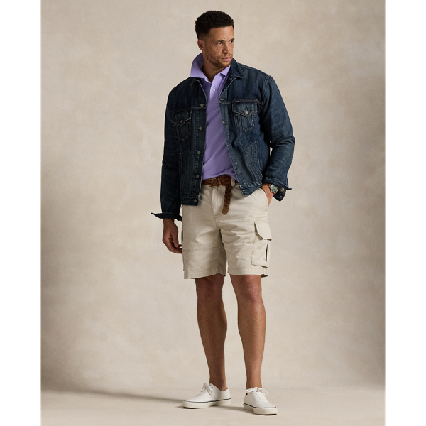 Grandes Tailles - Short cargo Gellar en sergé Relaxed Fit - Big & Tall - Modalova
