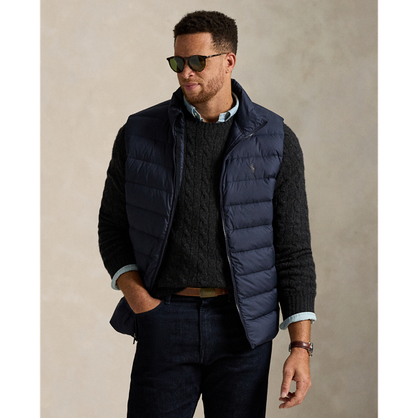 Polo Ralph Lauren Ralph Lauren The Colden Packable Down Vest In Blue