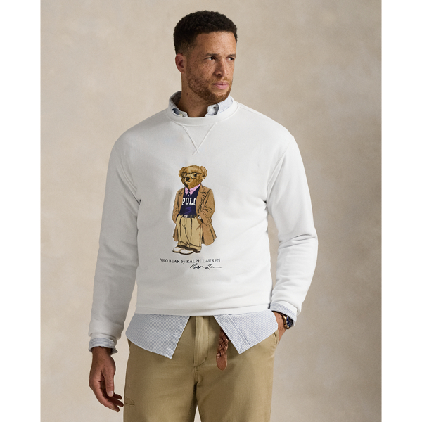 Grandes Tailles - Sweat Polo Bear en molleton - Big & Tall - Modalova