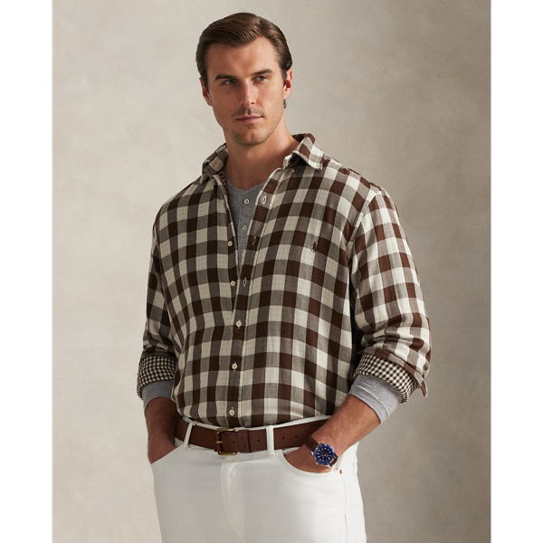 Polo Ralph Lauren Ralph Lauren Plaid Double-faced Shirt In Multi