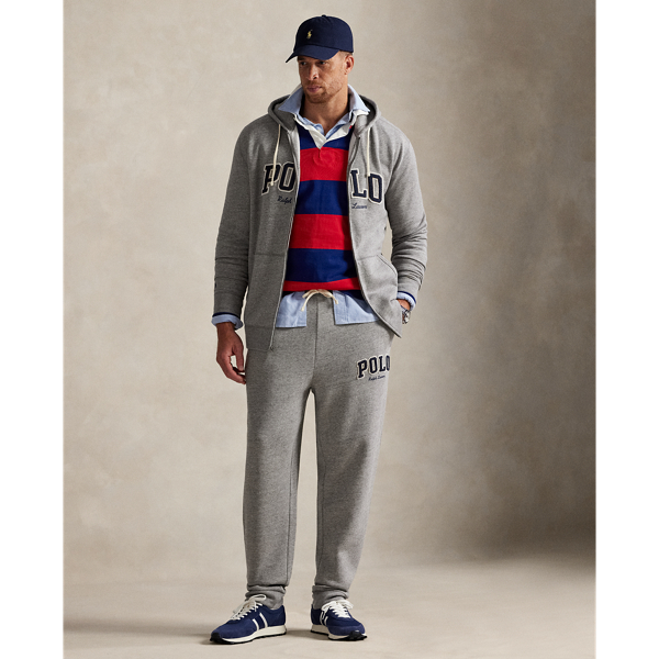 Polo Ralph Lauren Ralph Lauren Logo Fleece Jogger Pant In Gray