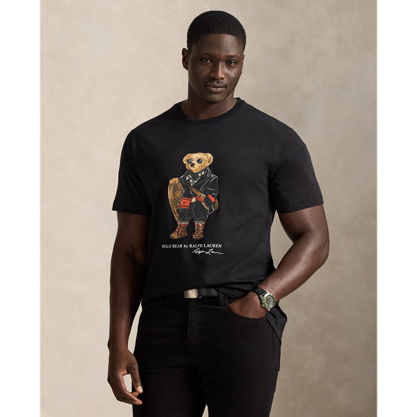 Polo Ralph Lauren Ralph Lauren Polo Bear Jersey T-shirt In Black