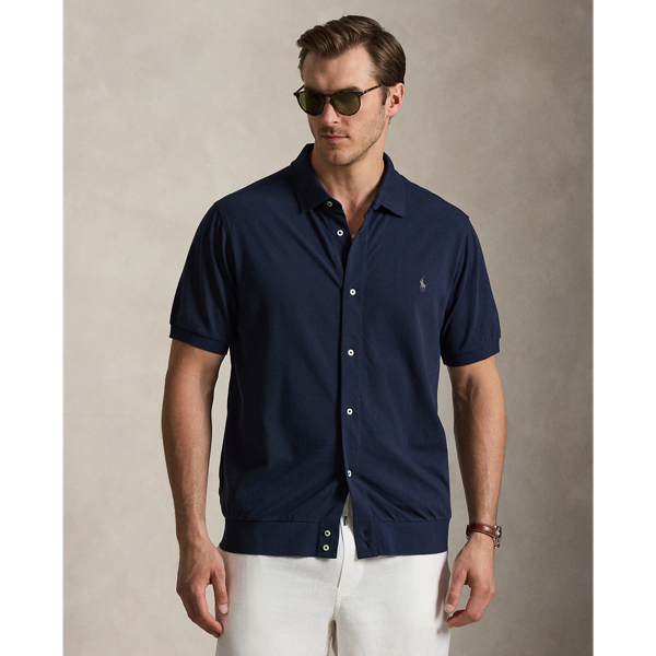 Big & Tall - Cotton Mesh Shirt
