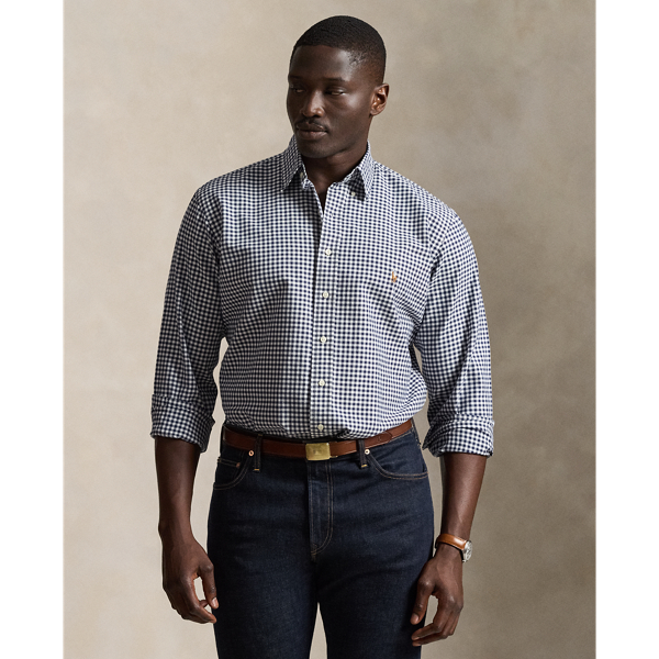 Big & Tall – Gingham Oxford Shirt