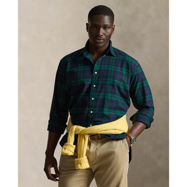 Big & Tall - Plaid Oxford Shirt