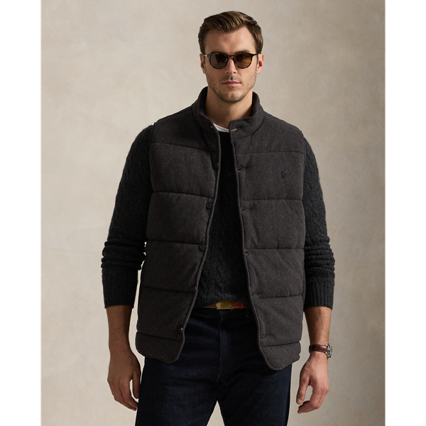 Big & Tall - Herringbone-Print Estate-Rib Waistcoat