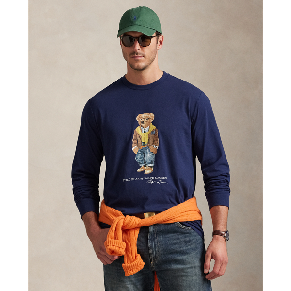 Polo Ralph Lauren Ralph Lauren Polo Bear Jersey T-shirt In Blue
