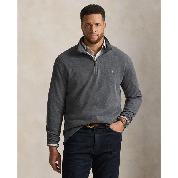 Big & Tall - Estate-Rib Quarter-Zip Pullover