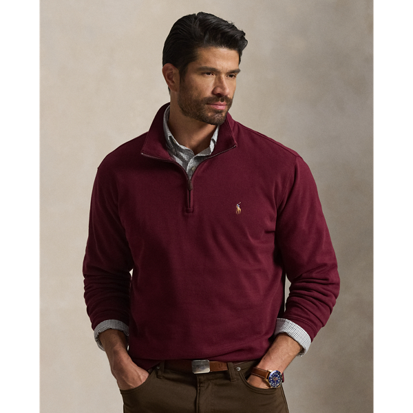 Big & Tall - Estate-Rib Quarter-Zip Pullover