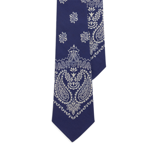 Cravate d'inspiration vintage en coton - Polo Ralph Lauren - Modalova