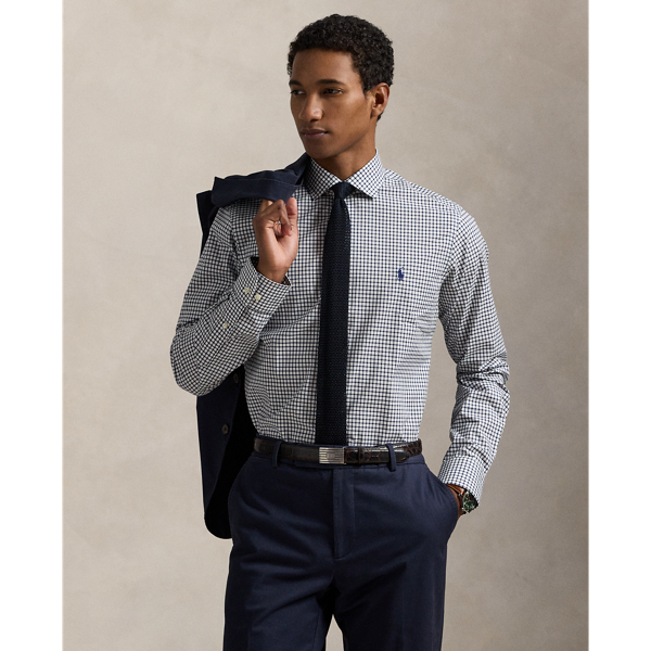 Chemise Custom Fit en popeline vichy - Polo Ralph Lauren - Modalova