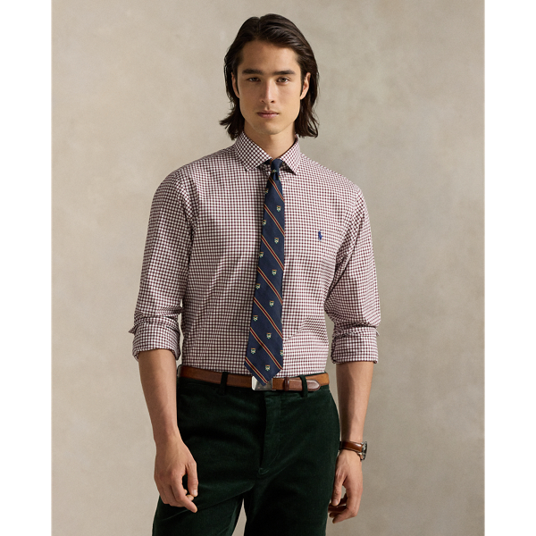 This stretchy shirt is made from cotton PUREPRESS™ technology – a durable press finish, which provides wrinkle resistance while reducing material strength loss and protecting against abrasion.