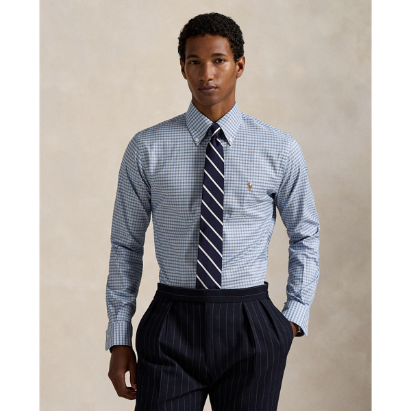 This stretchy shirt is made with cotton PUREPRESS™ technology, a durable press finish that provides wrinkle resistance while reducing material strength loss and protecting against abrasion.