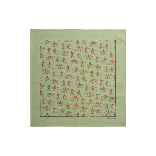 Bandana à motif équestre en laine - Polo Ralph Lauren - Modalova