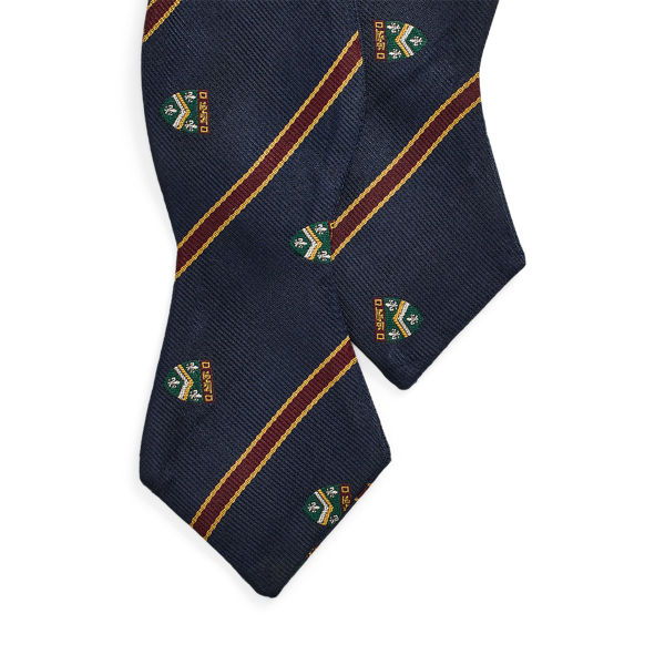 Nœud papillon club en soie rayée - Polo Ralph Lauren - Modalova