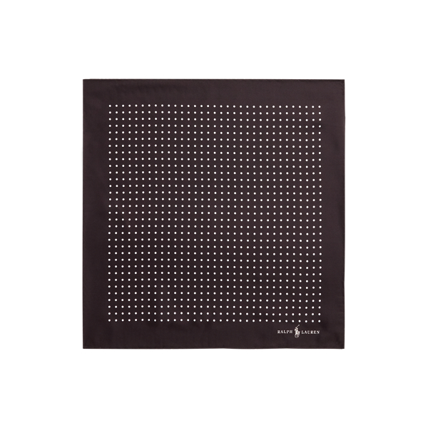 Ralph Lauren Polka-dot Silk Pocket Square In Multi