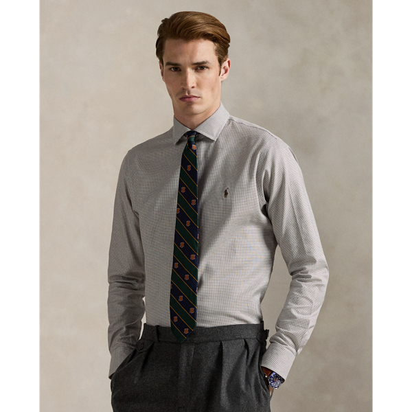 This stretchy shirt is made with cotton PUREPRESS™ technology, a durable press finish that provides wrinkle resistance while reducing material strength loss and protecting against abrasion.