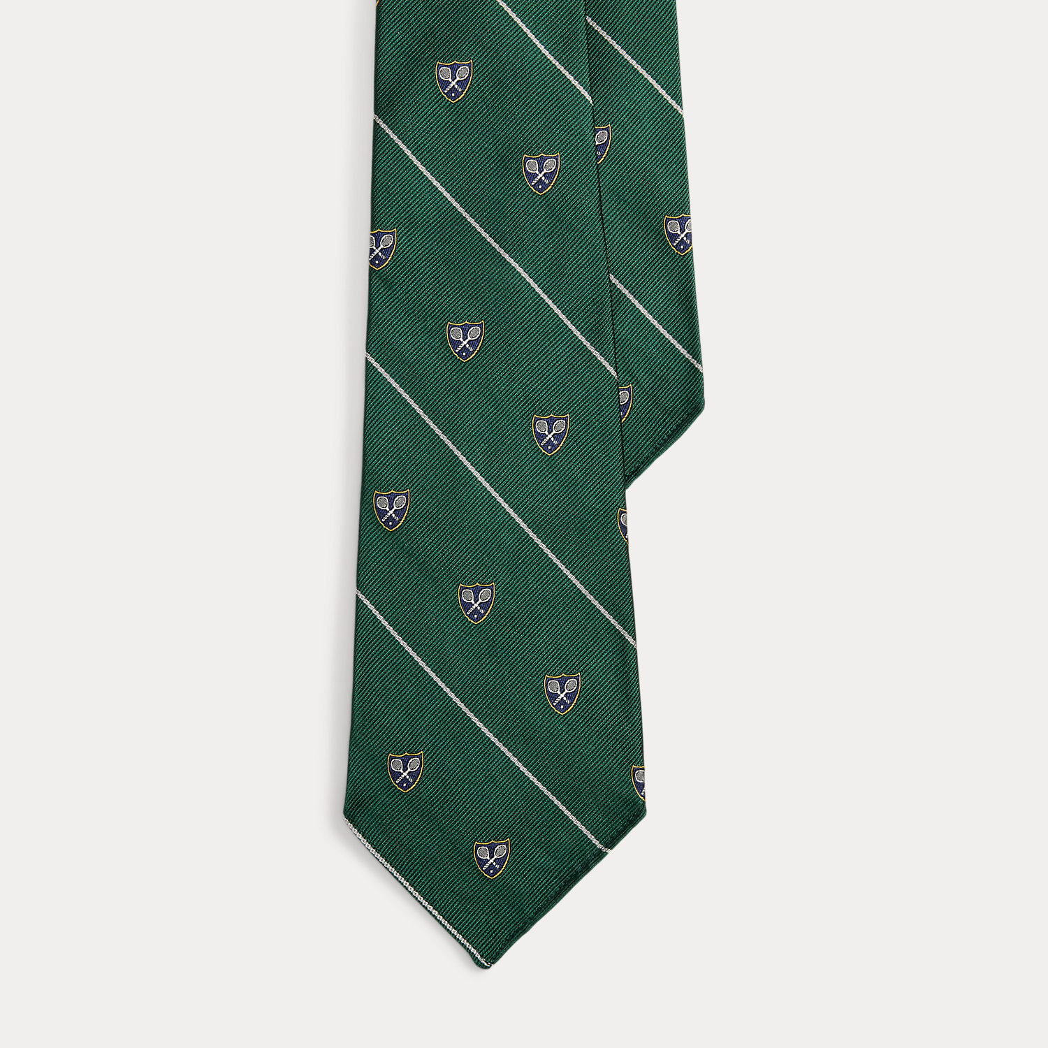 Vintage-Inspired Striped Silk Club Tie