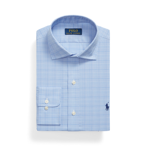 Camicia in Popeline Principe di Galles Ralph Lauren