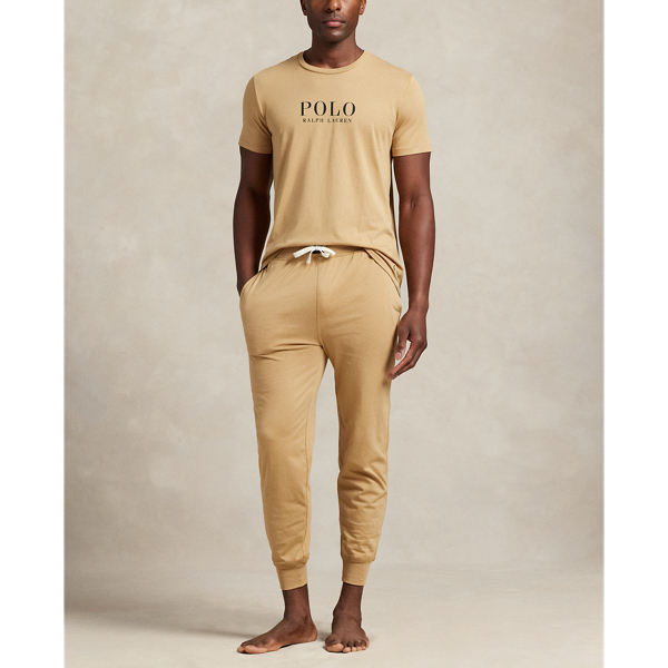 Polo  Ralph Lauren Lauren's iconic logo accents the front of this soft cotton jersey sleep shirt.