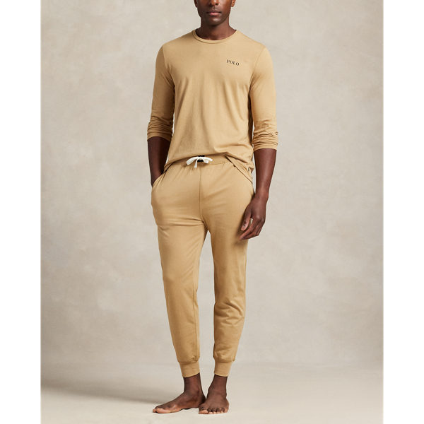 Made with soft cotton jersey, this comfortable long-sleeve sleep shirt unites our iconic logo and signature embroidered Pony.