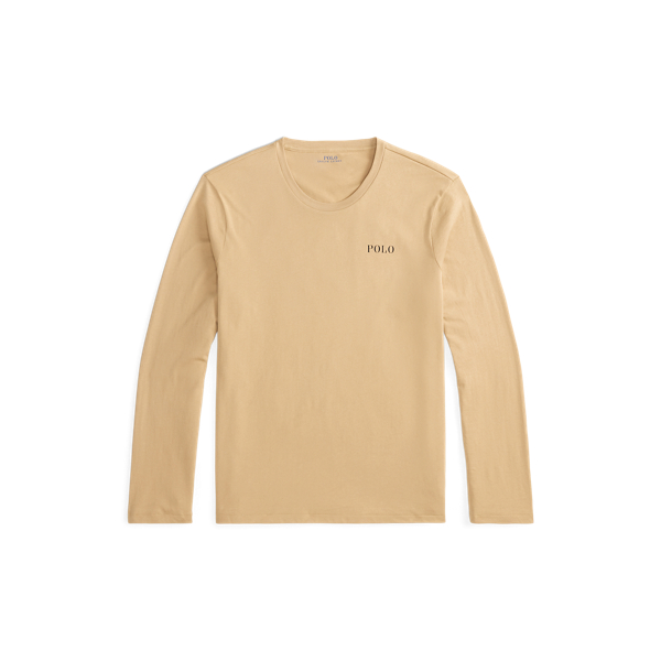 Made with soft cotton jersey, this comfortable long-sleeve sleep shirt unites our iconic logo and signature embroidered Pony.